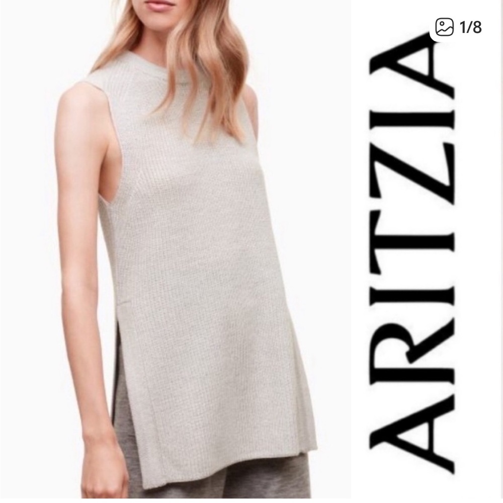Aritzia Wilfred wool Palmier tunic sweater